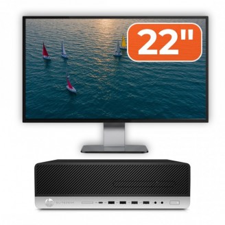 Pachet Calculator Second Hand HP EliteDesk 800 G5 SFF, Intel Core i5-9400 3.00-4.40GHz, 8GB DDR4, 256GB SSD + 22" Monitor Pachet Calculator Second Hand HP EliteDesk 800 G5 SFF, Intel Core i5-9400 3.00-4.40GHz, 8GB DDR4, 256GB SSD + 22" Monitor