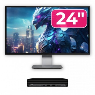 Pachet Calculator Refurbished HP ProDesk 400 G6 Mini, Intel Core i5-10500T 2.30 - 3.80GHz, 8GB DDR4, 256GB SSD + Monitor 24 Inch + Windows 10 Pro Pachet Calculator Refurbished HP ProDesk 400 G6 Mini, Intel Core i5-10500T 2.30 - 3.80GHz, 8GB DDR4, 256GB SSD + Monitor 24 Inch + Windows 10 Pro