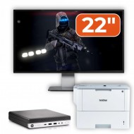 Pachet Calculator Second Hand HP EliteDesk 800 G3 Mini PC, Intel Core i5-6500T 2.50GHz, 8GB DDR4, 256GB SSD + Monitor 22" & Imprimanta Brother HL-L6300DW Pachet Calculator Second Hand HP EliteDesk 800 G3 Mini PC, Intel Core i5-6500T 2.50GHz, 8GB DDR4, 256GB SSD + Monitor 22" & Imprimanta Brother HL-L6300DW