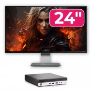 Pachet Calculator Second Hand HP EliteDesk 800 G3 Mini PC, Intel Core i7-7700T 2.90GHz, 8GB DDR4, 256GB SSD, Wi-Fi + Monitor 24" Pachet Calculator Second Hand HP EliteDesk 800 G3 Mini PC, Intel Core i7-7700T 2.90GHz, 8GB DDR4, 256GB SSD, Wi-Fi + Monitor 24"