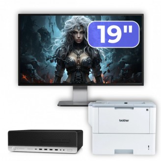 Pachet Calculator Second Hand HP ProDesk 800 G3 SFF, Intel Core i5-7500 3.40-3.80GHz, 8GB DDR4, 256GB SSD + Monitor 19" & Imprimanta Brother HL-L6300DW Pachet Calculator Second Hand HP ProDesk 800 G3 SFF, Intel Core i5-7500 3.40-3.80GHz, 8GB DDR4, 256GB SSD + Monitor 19" & Imprimanta Brother HL-L6300DW