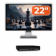 Pachet Calculator Second Hand HP EliteDesk 800 G6 Mini PC, Intel Core i5-10500T 2.30 - 3.80GHz, 8GB DDR4, 256GB SSD + Monitor 22" Pachet Calculator Second Hand HP EliteDesk 800 G6 Mini PC, Intel Core i5-10500T 2.30 - 3.80GHz, 8GB DDR4, 256GB SSD + Monitor 22"