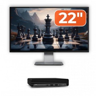 Pachet Calculator Second Hand HP EliteDesk 800 G6 Mini PC, Intel Core i5-10500T 2.30 - 3.80GHz, 8GB DDR4, 256GB SSD + Monitor 22" Pachet Calculator Second Hand HP EliteDesk 800 G6 Mini PC, Intel Core i5-10500T 2.30 - 3.80GHz, 8GB DDR4, 256GB SSD + Monitor 22"