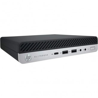 Calculator Refurbished HP EliteDesk 800 G5 Mini PC, Intel Core i5-9600 2.20 - 3.70GHz, 8GB DDR4, 256GB SSD + Windows 11 Pro