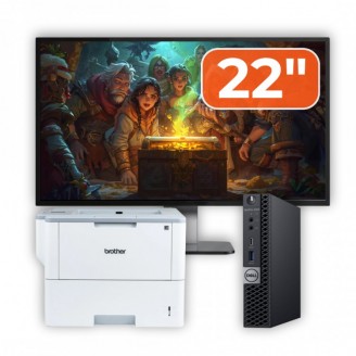 Pachet Calculator Second Hand DELL OptiPlex 5060 Mini PC, Intel Core i5-8500T 2.10-3.50GHz, 16GB DDR4, 512GB SSD + Monitor 22" + Imprimanta Brother HL-L6300DW Pachet Calculator Second Hand DELL OptiPlex 5060 Mini PC, Intel Core i5-8500T 2.10-3.50GHz, 16GB DDR4, 512GB SSD + Monitor 22" + Imprimanta Brother HL-L6300DW