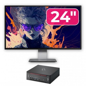 Pachet Calculator Second Hand Fujitsu Esprimo Q958 Mini PC, Intel Core i5-8400 2.80 - 4.00GHz, 8GB DDR4, 256GB SSD + Monitor 24" Pachet Calculator Second Hand Fujitsu Esprimo Q958 Mini PC, Intel Core i5-8400 2.80 - 4.00GHz, 8GB DDR4, 256GB SSD + Monitor 24"
