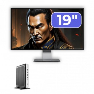 Pachet PC Second Hand HP T630 Thin Client, AMD GX-420GI 2.00GHz, 8GB DDR4, 128GB SSD + Monitor 19" Pachet PC Second Hand HP T630 Thin Client, AMD GX-420GI 2.00GHz, 8GB DDR4, 128GB SSD + Monitor 19"