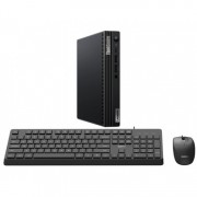 Mini PC Second Hand Lenovo ThinkCentre M70q, Intel Pentium Gold G6400T 3.40GHz, 8GB DDR4, 256GB SSD NVMe + cadou tastatura si mouse OptimX Pro KM500