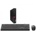 PC Refurbished Lenovo ThinkCentre M720q MiniPC, Intel Core i5-9400T 1.80 - 3.40GHz, 8GB DDR4, 256GB SSD NVMe + Windows 11 Pro + cadou tastatura si mouse OptimX Pro KM500