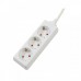 Prelungitor Spacer, Schuko x 3, conectare prin Schuko (T), cablu 1.5 m, 16 A, protectie copii, alb