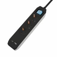 Prelungitor cu USB Spacer PP-3-45B-TC-USB, Schuko x 3, Type-C x1, USB 3.1A x 1, cablu 4.5m, 16A, max. 3500W, protectie copii, intrerupator, Negru Prelungitor cu USB Spacer PP-3-45B-TC-USB, Schuko x 3, Type-C x1, USB 3.1A x 1, cablu 4.5m, 16A, max. 3500W, protectie copii, intrerupator, Negru