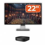 Pachet PC Second Hand HP T430 Thin Client, Intel Celeron N4000 1.10-2.60GHz, 2GB DDR4, 16GB SSD + Monitor 22" Pachet PC Second Hand HP T430 Thin Client, Intel Celeron N4000 1.10-2.60GHz, 2GB DDR4, 16GB SSD + Monitor 22"