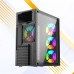 OptimX Prime 3 – Carcasa ATX cu Design Premium, Sticlă Temperată și 4 Ventilatoare RGB instalate