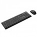 Kit Tastatura + Mouse OptimX Pro KM501W , High Quality, Slim, Silent click, Graphite black,  US Layout, Wireless 2.4GHz